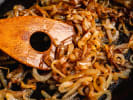 Cooking Class - Turnovers, Tarts and Cinnamon Confections in Downtown Dallas: Sautéed onions caramelized to perfection with a wooden spatula