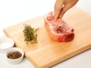 Cooking Class - Elevated Steakhouse Feast - Date Night in Manhattan: Seasoning steak