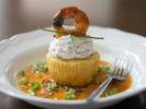 Cooking Class - Shrimp & Grits Cupcakes: Shrimp with grits cupcake