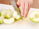 Cooking Class - French Culinary Exploration in South Bay & Peninsula: Slicing apples
