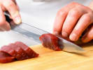 Cooking Class - Sushi For All: Slicing tuna