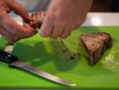 Couples Cooking Class - Flavors of France for 2: Slicing tuna