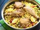 Cooking Class - Traditional Tapas and Paella: Spanish paella with chicken saffron and peas