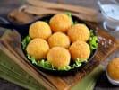 Cooking Class - Rustic Spanish Favorites in Northern Virginia: Spanish Croquettas with cheese in a black skillet pan