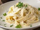 Cooking Class - Vegan Italian Pasta and Garden Bounty in Austin: Tagliatelle Pasta with creamy lemon garlic sauce