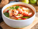 Online Cooking Class - Art of Thai Kitchen: Tom Yum and Panang Curry: Tom Yum soup with shrimp