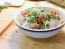 Cooking Class - Mediterranean Salmon: Tomato Cucumber onion Salad