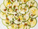 Cooking Class - Traditional Italian Al Fresco Cooking in Northern Suburbs: Zucchini Carpaccio on a bright plate