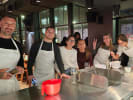 Team Building Cooking Class - Mystery Basket Competition in Downtown Chicago: a group during a cooking class