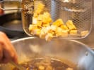 Cooking Class - Vegan Cooking in East Bay: frying tempeh