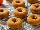 Cooking Class - Scratchmade American Donuts in South Bay & Peninsula: apple cider donuts on a baking rack