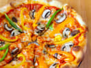 Cooking Class - Signature Handcrafted Pizza in Northern Virginia: artisan pizza pepper and mushroom pizza