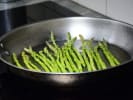 Online Couples Cooking Class - Heart Healthy Seafood Feast: asparagus with olive oil and seasoning