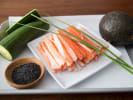 Online Sushi Making Class - How to Master Sushi: avocado crab and cucumber for sushi rolls