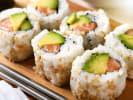 Cooking Class - Sushi Making 101 in Milwaukee: avocado salmon sushi