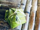 Online Cooking Class - Pad Thai and Bananas in Coconut: banana wrapped in banana leaf
