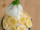 Cooking Class - An Intuitive Comfort Meal of the Five Tastes in Houston: bananas with shaved ice