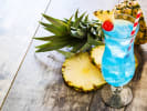 Online Mixology Class - Boozy Barbie-Inspired Cocktails: blue tropical cocktail