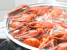 Cooking Class - Asian Inspiration in New Orleans: boiling crawfish