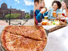 Food Tour + Drink Upgrade - Classic Boston Libations and Bites in Boston Proper: boston   people enjoying beer and pizza in boston