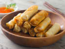 Cooking Class - A Taste of Japan in South Seattle: bowl of vegetable crispy spring rolls