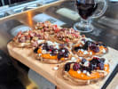 Food Tour - Discover the River North Art District in Denver: bruschetta in a restaurant