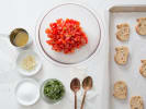 Cooking Class - Plant-Based Date Night in Buckhead: bruschetta ingredients