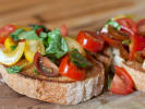 Cooking Class - Authentic Neapolitan Pizza: bruschetta with fresh tomatoes and basil