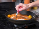 Cooking Class - A Taste of Tokyo: brushing miso on salmon