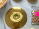 Online Cooking Class - Funfetti Cookie Surprise Cake: building the funfetti cookie cake