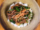 Cooking Class - Homestyle Korean Favorites in Buckhead: bulgogi dish with rice