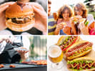 Private Chef - Classic Burgers & Hot Dogs Poolside BBQ: burgers