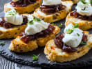 Cooking Class - Lobster Ravioli by Hand - Date Night in South Bay & Peninsula: burrata and fig jam crostini