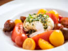 Cooking Class - Rustic Pizza Perfection: burrata salad with tomatoes and balsamic vinegar