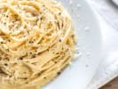 Cooking Class - Make Ravioli & Tagliatelle at a Global Restaurant in Minneapolis: cacio e pepe pasta on a plate