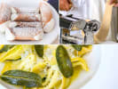 Cooking Class - Fresh Egg-Free Pasta and Italian Favorites: cannoli with fresh pasta and fettucine
