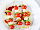 Team Building Cooking Class - Charcuterie Challenge in DC: caprese salad skewers