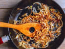 Cooking Class - Italian Cast Iron Pizza: caramelizing onions