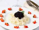 Cooking Class - Elevated Caviar Creations in Buckhead: champagne saffron risotto with black caviar