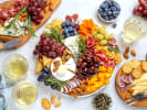 Team Building Cooking Class - Essential Charcuterie Board Competition: charcuterie board with cheese fruit cured meats and wine