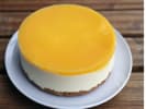 Online Cooking Class - Classic New York Cheesecake for Beginners: cheesecake with mango glaze