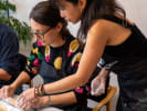 Cooking Class - Crispy Scallion Pancakes at Your Home: chef Rita teaching a lesson on scallion pancake making