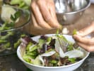 Team Building Cooking Class - Best of a French Cafe in Downtown Dallas: chef assembling a Dijon salad