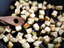 Cooking Class - Authentic Francophone Feast in Manhattan: chef cooking eggplant