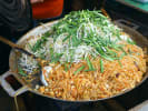 Cooking Class - Vegetarian Thai Fare: chef cooking pad thai in large skillet C0B3DF6
