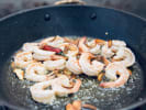Cooking Class - Classic Creole Creations: chef frying shrimp in pan