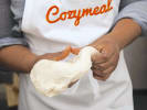 Cooking Class - Essential Pizza Making 101: chef handling fresh pizza dough