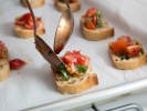 Cooking Class - Knife Skills: The Fundamentals in Manhattan: chef making bruschetta