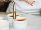 Cooking Class - Fine French Dinner: chef making creme brulee 2