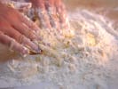 Cooking Class - Laid Back Galentine's Day Brunch: chef making pasta dough